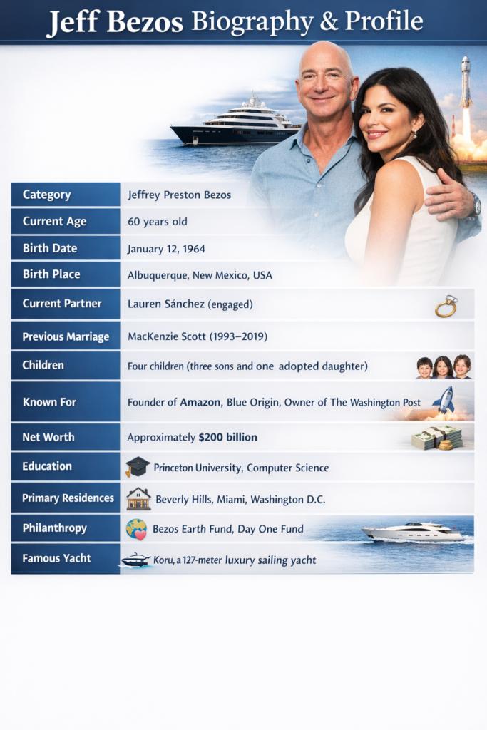 Jeff Bezos Partner: The Inspiring Story of Lauren Sánchez and His Family Journey