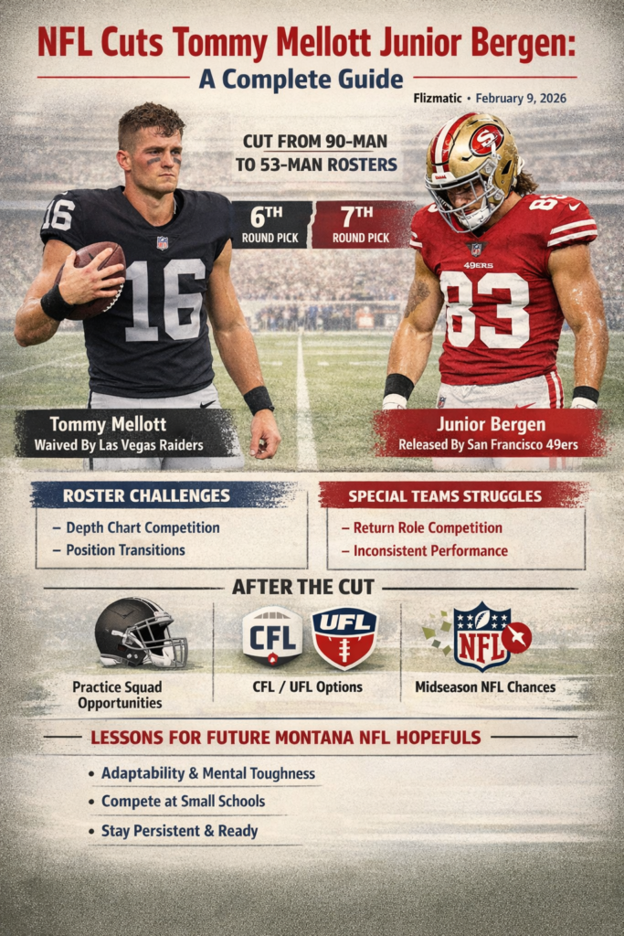 NFL Cuts Tommy Mellott Junior Bergen: A Complete Guide