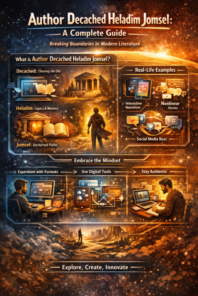 Author Decached Heladim Jomsel: A Complete Guide